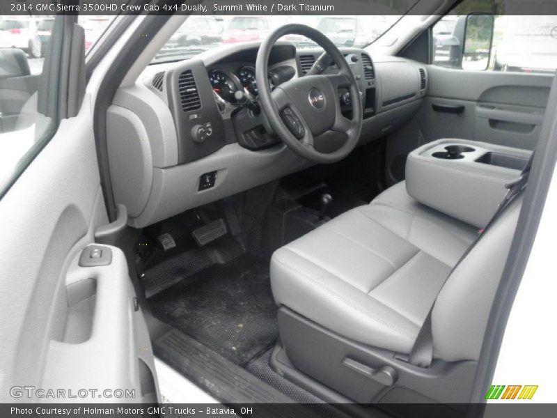Summit White / Dark Titanium 2014 GMC Sierra 3500HD Crew Cab 4x4 Dually
