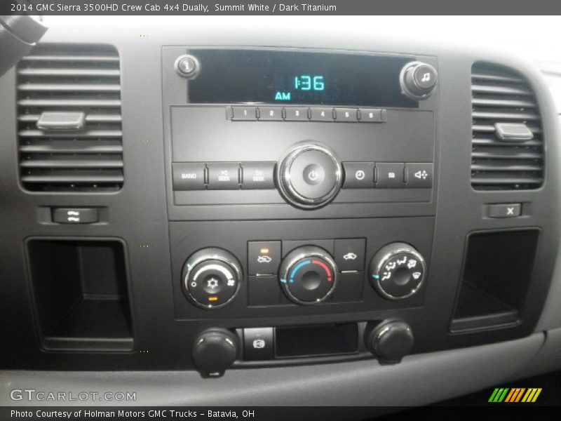 Summit White / Dark Titanium 2014 GMC Sierra 3500HD Crew Cab 4x4 Dually