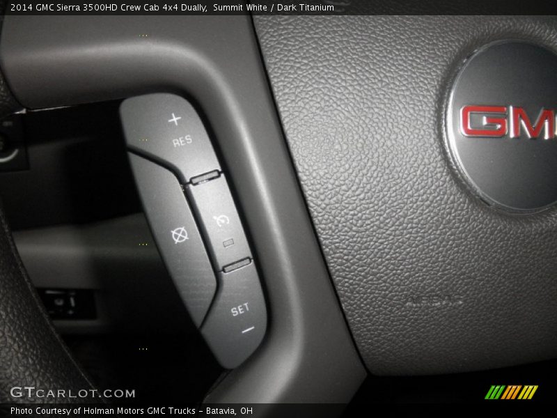 Summit White / Dark Titanium 2014 GMC Sierra 3500HD Crew Cab 4x4 Dually