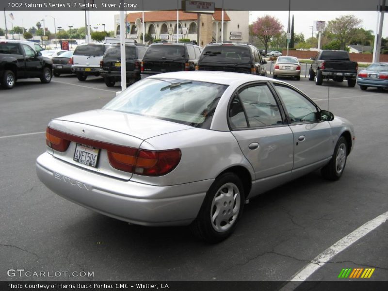 Silver / Gray 2002 Saturn S Series SL2 Sedan