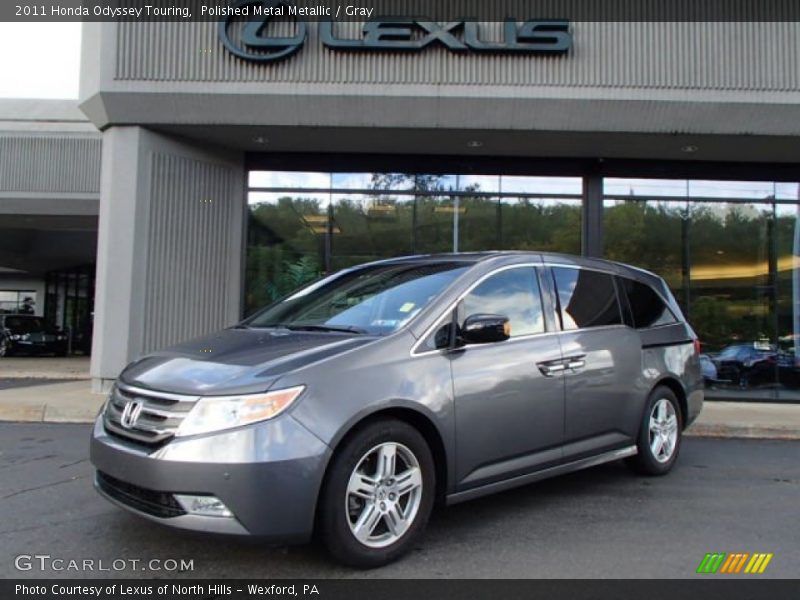 Polished Metal Metallic / Gray 2011 Honda Odyssey Touring