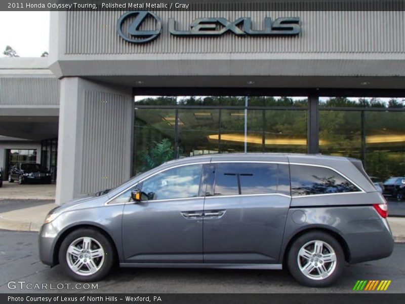 Polished Metal Metallic / Gray 2011 Honda Odyssey Touring