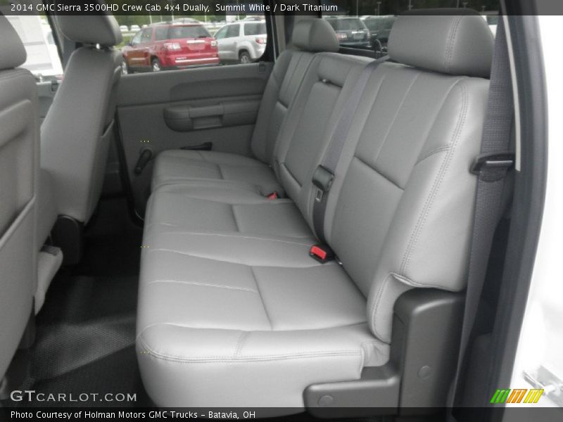 Summit White / Dark Titanium 2014 GMC Sierra 3500HD Crew Cab 4x4 Dually
