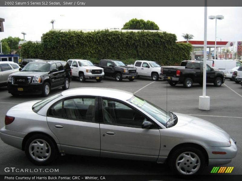Silver / Gray 2002 Saturn S Series SL2 Sedan