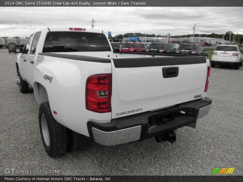 Summit White / Dark Titanium 2014 GMC Sierra 3500HD Crew Cab 4x4 Dually