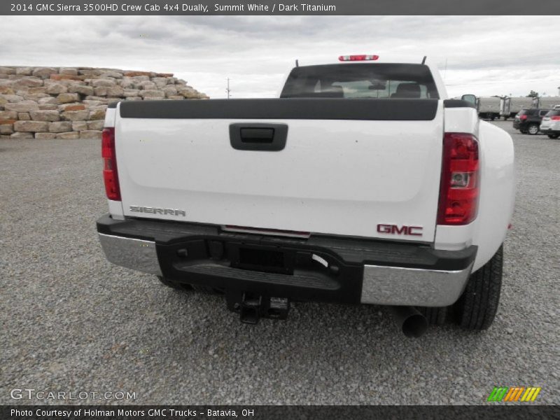 Summit White / Dark Titanium 2014 GMC Sierra 3500HD Crew Cab 4x4 Dually