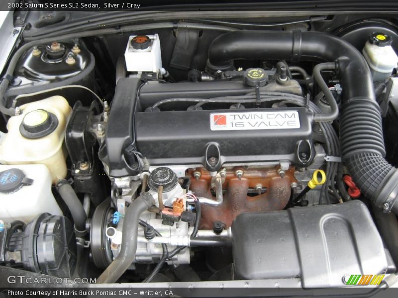 Silver / Gray 2002 Saturn S Series SL2 Sedan
