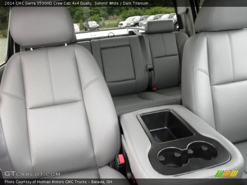 Summit White / Dark Titanium 2014 GMC Sierra 3500HD Crew Cab 4x4 Dually