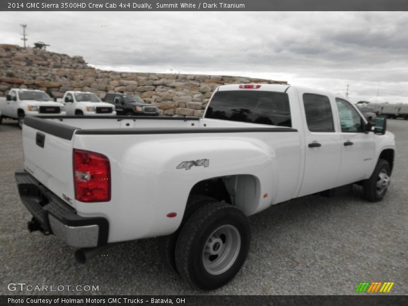  2014 Sierra 3500HD Crew Cab 4x4 Dually Summit White