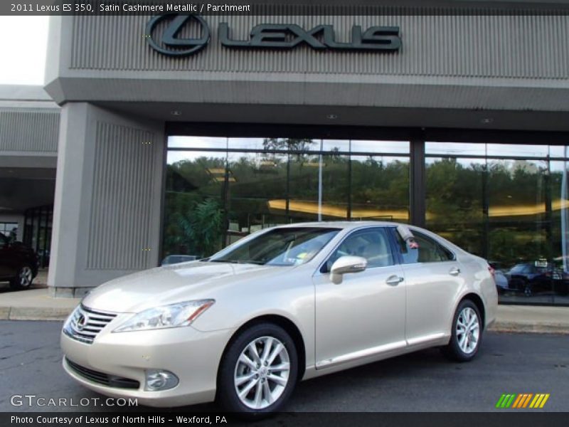 Satin Cashmere Metallic / Parchment 2011 Lexus ES 350