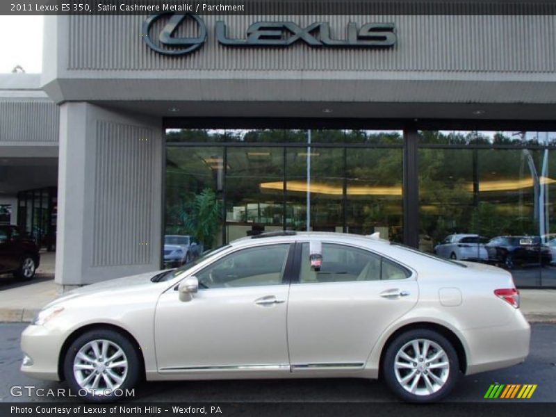 Satin Cashmere Metallic / Parchment 2011 Lexus ES 350