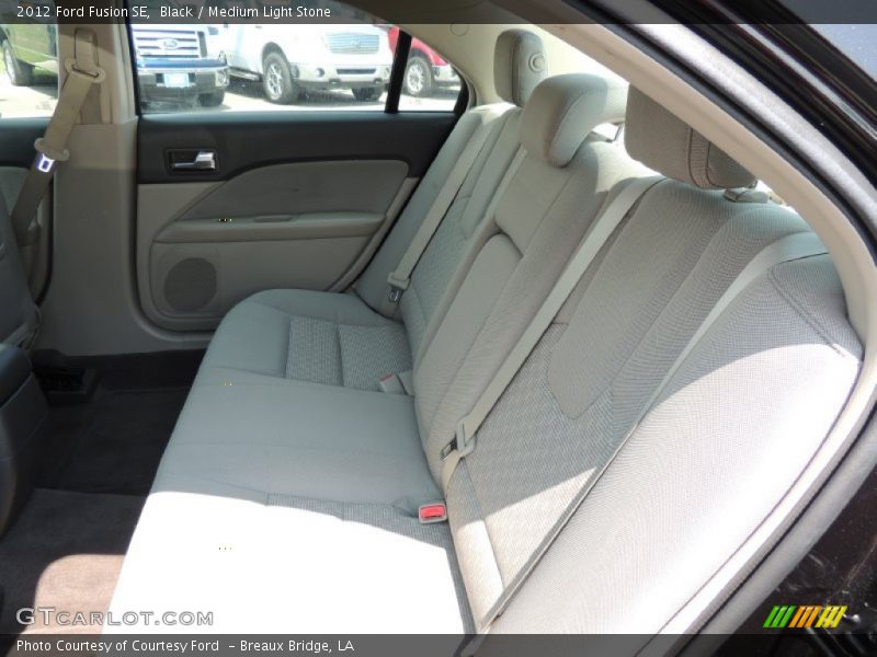 Black / Medium Light Stone 2012 Ford Fusion SE