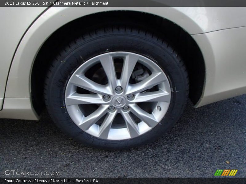 Satin Cashmere Metallic / Parchment 2011 Lexus ES 350