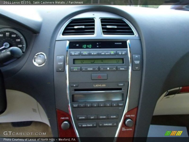 Satin Cashmere Metallic / Parchment 2011 Lexus ES 350