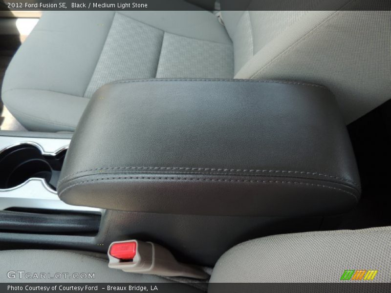 Black / Medium Light Stone 2012 Ford Fusion SE