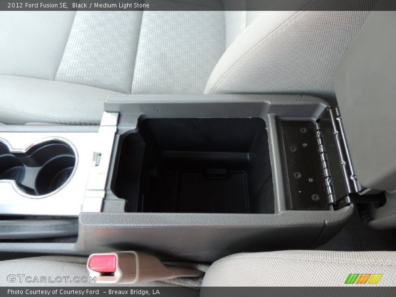 Black / Medium Light Stone 2012 Ford Fusion SE