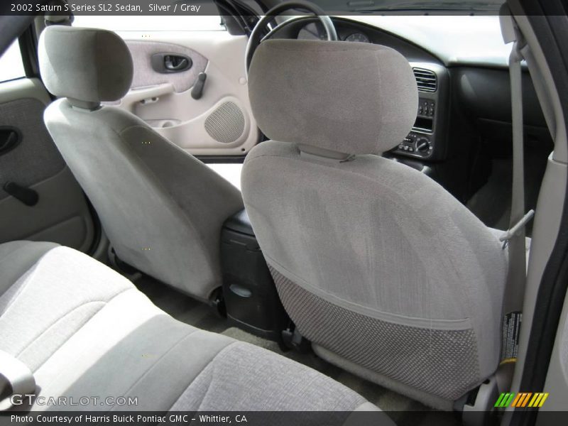 Silver / Gray 2002 Saturn S Series SL2 Sedan