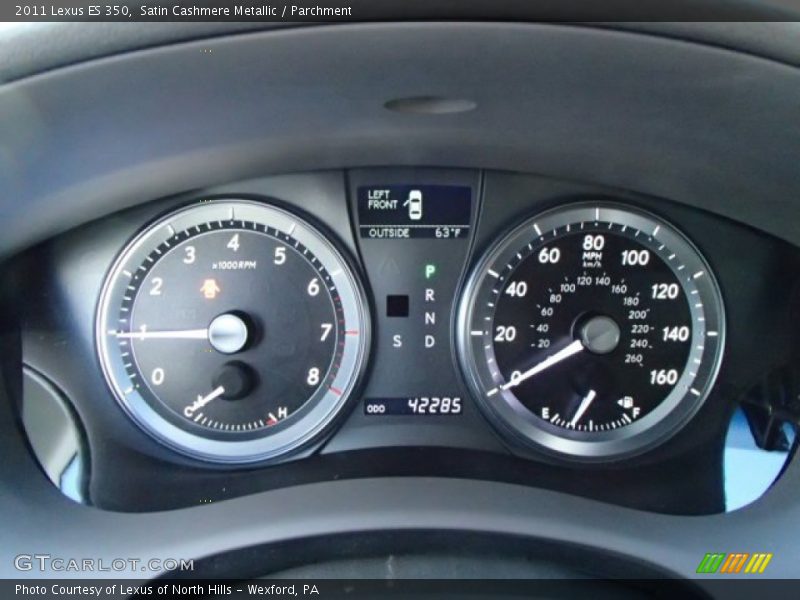 Satin Cashmere Metallic / Parchment 2011 Lexus ES 350