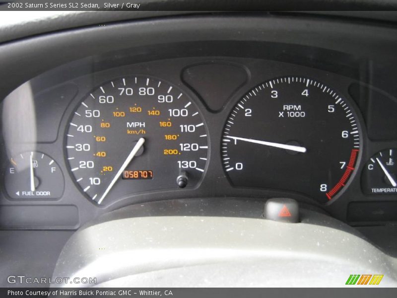 Silver / Gray 2002 Saturn S Series SL2 Sedan