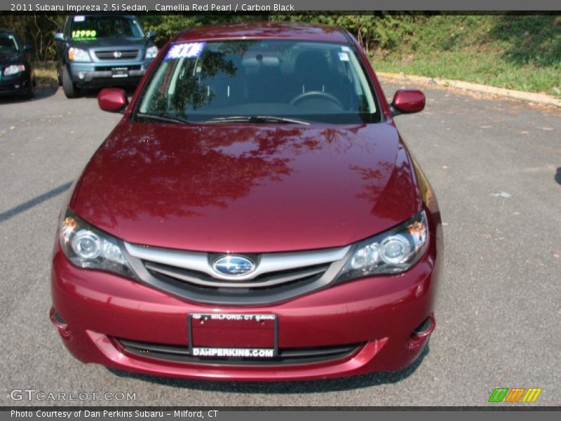 Camellia Red Pearl / Carbon Black 2011 Subaru Impreza 2.5i Sedan