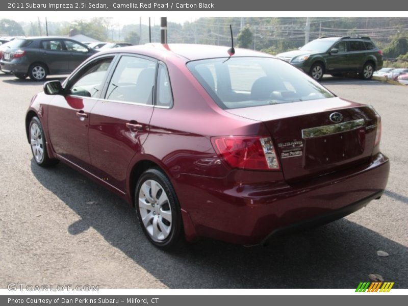Camellia Red Pearl / Carbon Black 2011 Subaru Impreza 2.5i Sedan