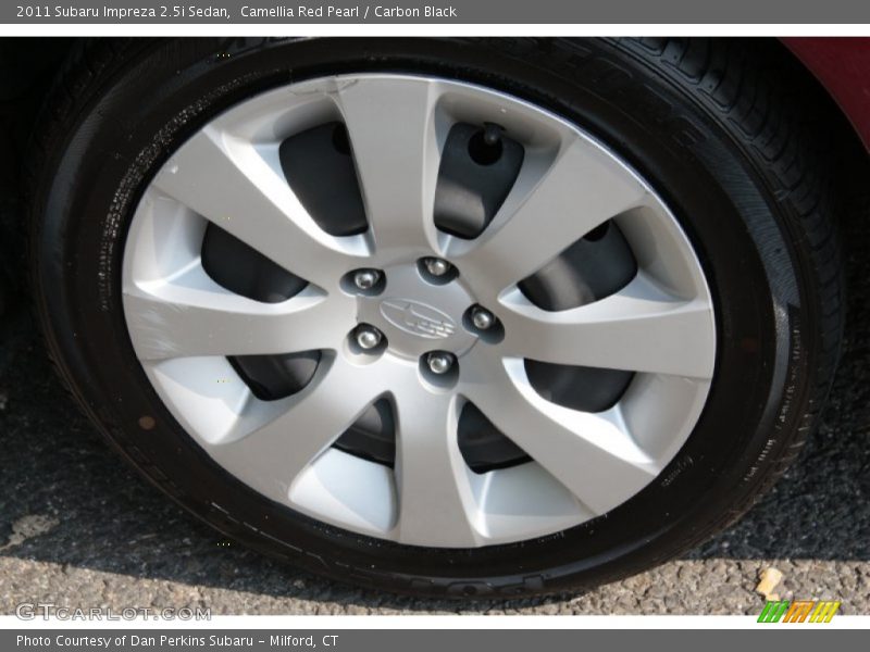 Camellia Red Pearl / Carbon Black 2011 Subaru Impreza 2.5i Sedan