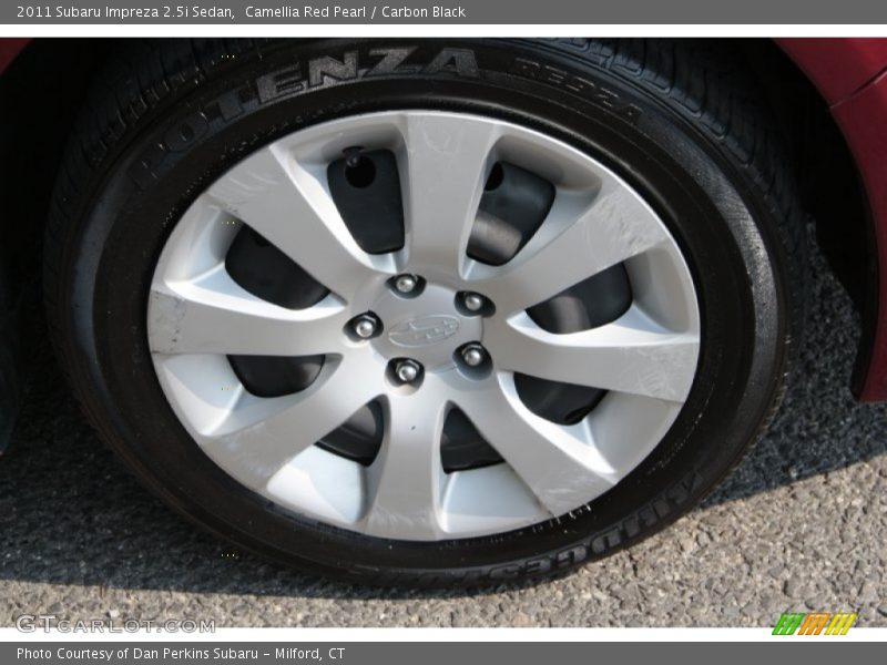 Camellia Red Pearl / Carbon Black 2011 Subaru Impreza 2.5i Sedan