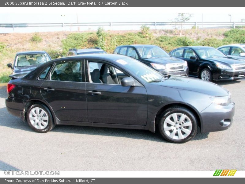 Dark Gray Metallic / Carbon Black 2008 Subaru Impreza 2.5i Sedan