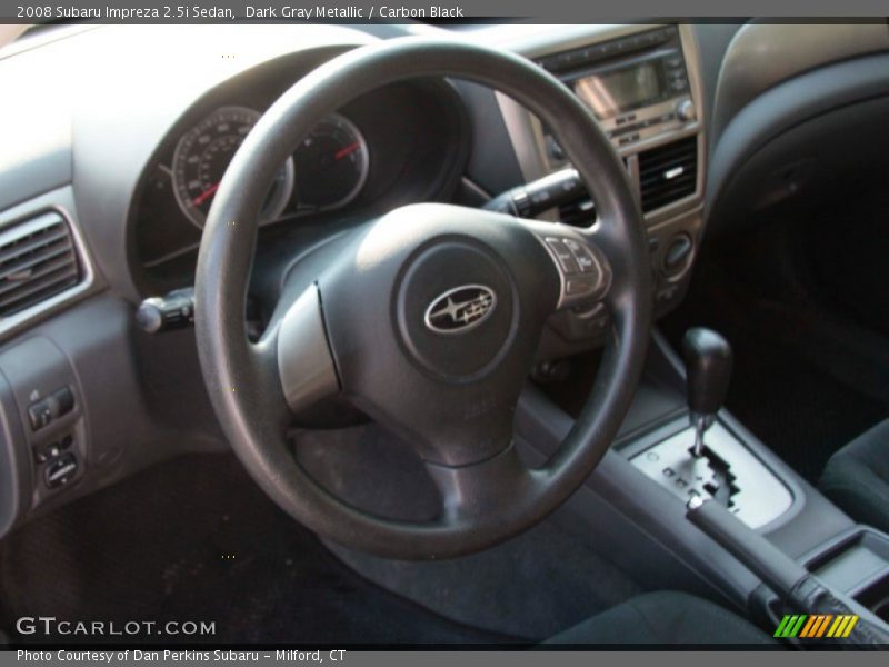 Dark Gray Metallic / Carbon Black 2008 Subaru Impreza 2.5i Sedan