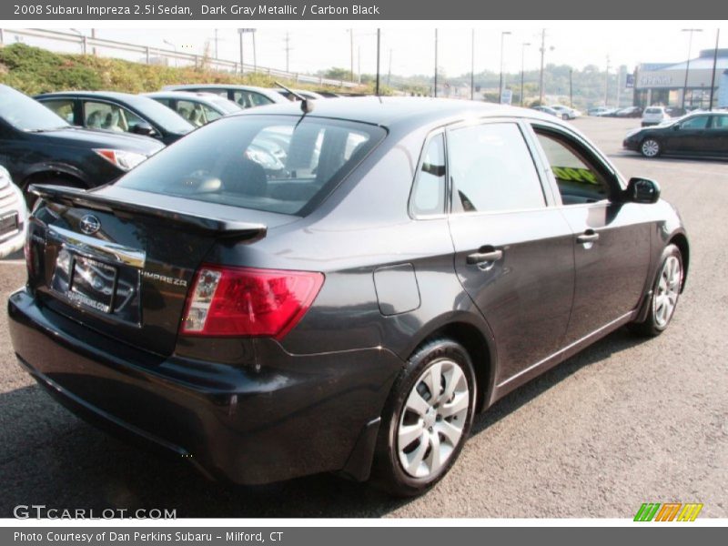 Dark Gray Metallic / Carbon Black 2008 Subaru Impreza 2.5i Sedan