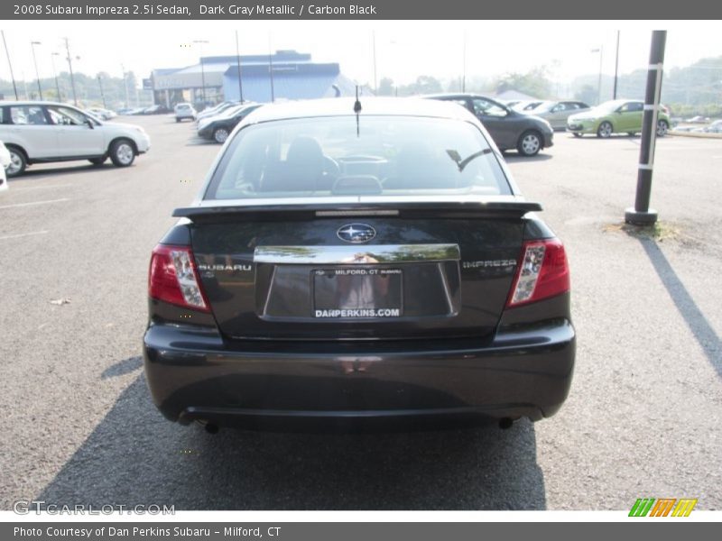 Dark Gray Metallic / Carbon Black 2008 Subaru Impreza 2.5i Sedan