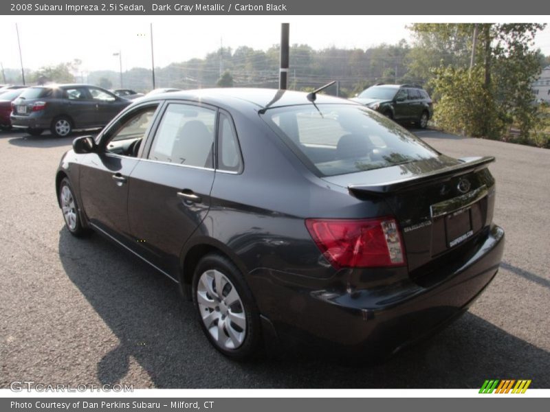 Dark Gray Metallic / Carbon Black 2008 Subaru Impreza 2.5i Sedan