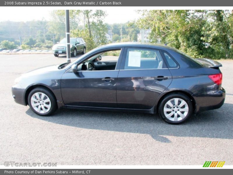 Dark Gray Metallic / Carbon Black 2008 Subaru Impreza 2.5i Sedan