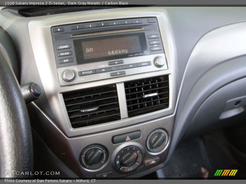 Dark Gray Metallic / Carbon Black 2008 Subaru Impreza 2.5i Sedan