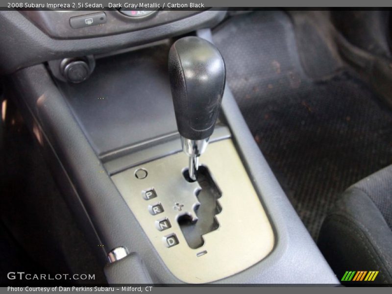 Dark Gray Metallic / Carbon Black 2008 Subaru Impreza 2.5i Sedan