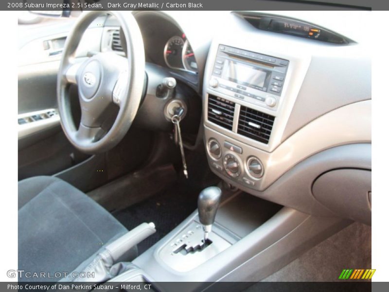 Dark Gray Metallic / Carbon Black 2008 Subaru Impreza 2.5i Sedan