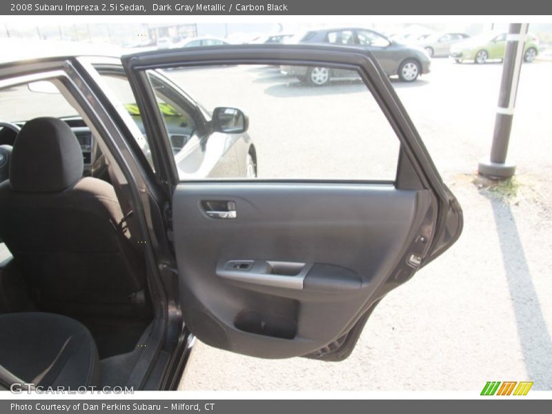Dark Gray Metallic / Carbon Black 2008 Subaru Impreza 2.5i Sedan