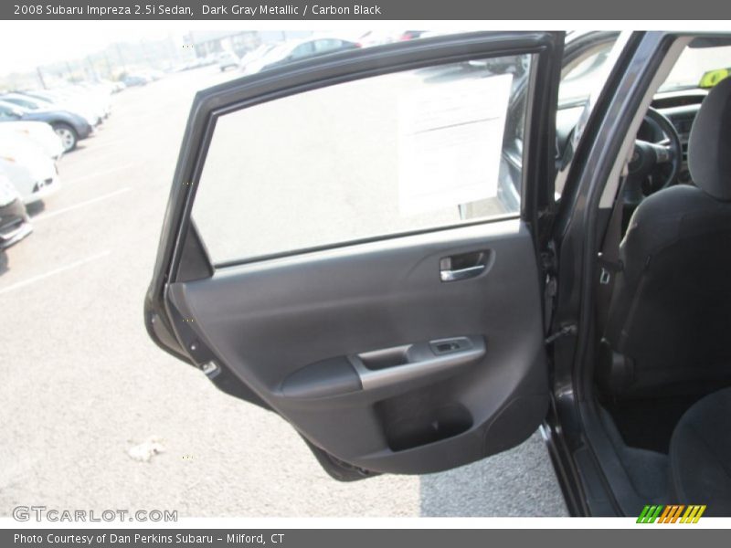 Dark Gray Metallic / Carbon Black 2008 Subaru Impreza 2.5i Sedan