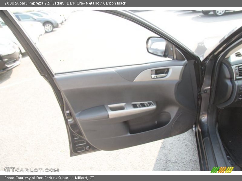 Dark Gray Metallic / Carbon Black 2008 Subaru Impreza 2.5i Sedan