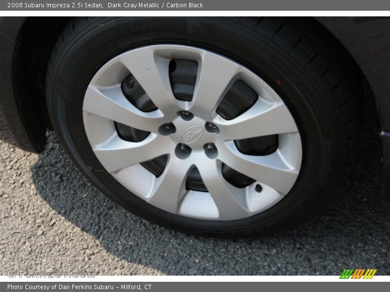 Dark Gray Metallic / Carbon Black 2008 Subaru Impreza 2.5i Sedan