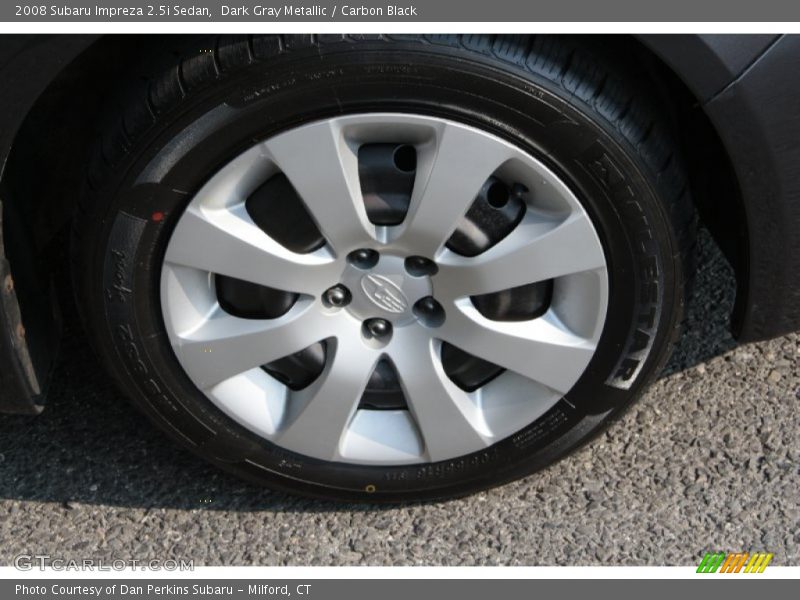 Dark Gray Metallic / Carbon Black 2008 Subaru Impreza 2.5i Sedan