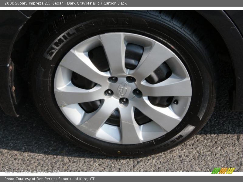 Dark Gray Metallic / Carbon Black 2008 Subaru Impreza 2.5i Sedan