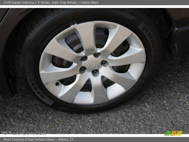 Dark Gray Metallic / Carbon Black 2008 Subaru Impreza 2.5i Sedan