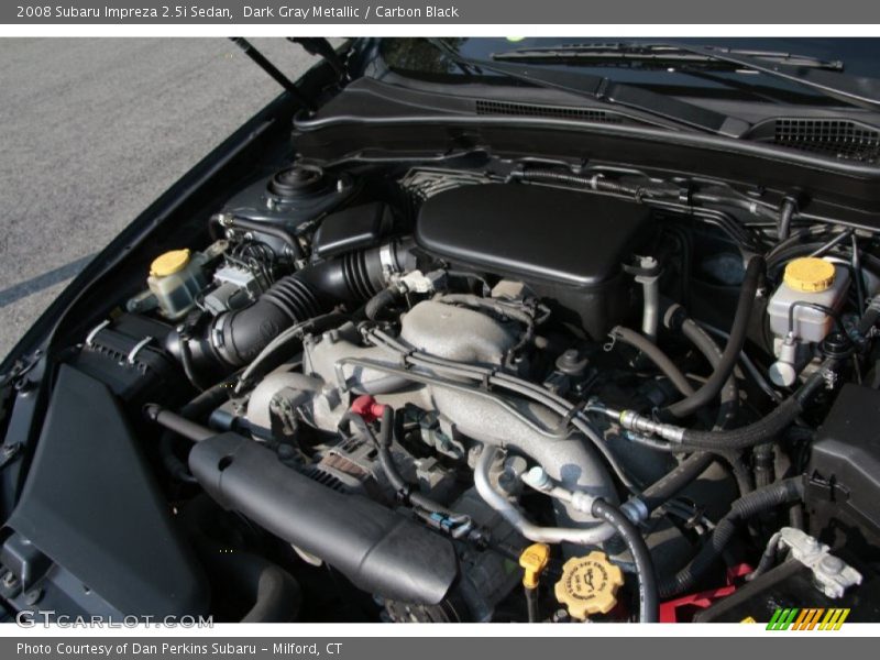 Dark Gray Metallic / Carbon Black 2008 Subaru Impreza 2.5i Sedan