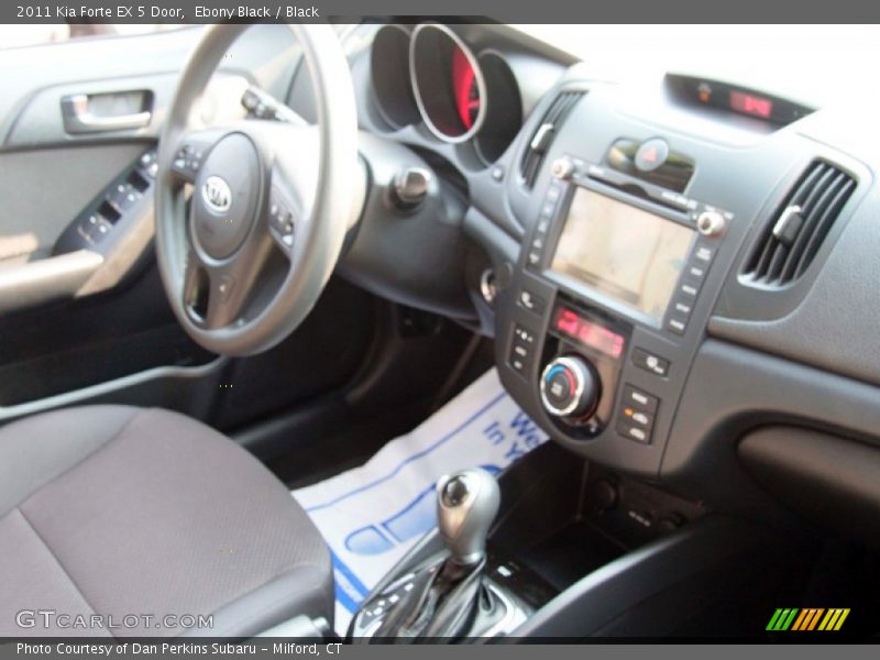 Ebony Black / Black 2011 Kia Forte EX 5 Door