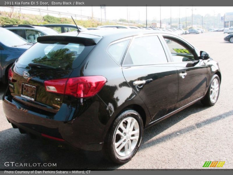 Ebony Black / Black 2011 Kia Forte EX 5 Door