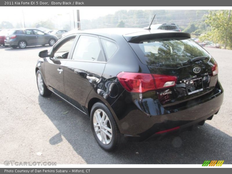 Ebony Black / Black 2011 Kia Forte EX 5 Door