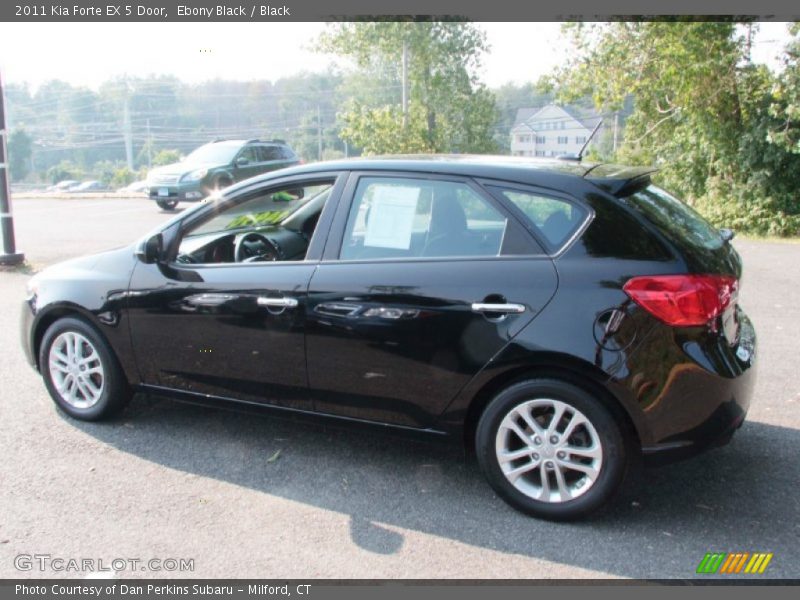Ebony Black / Black 2011 Kia Forte EX 5 Door