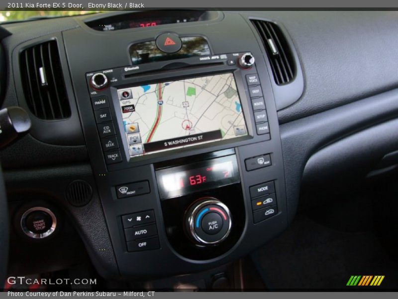 Ebony Black / Black 2011 Kia Forte EX 5 Door