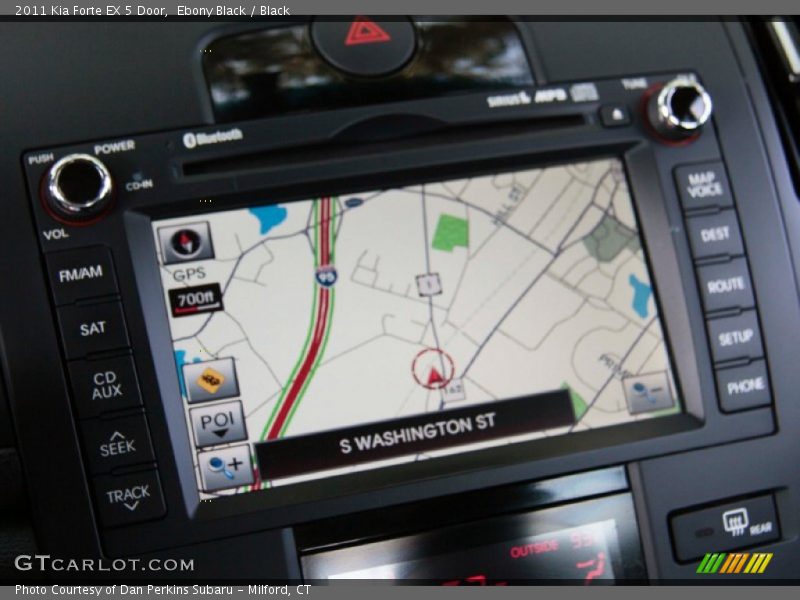 Ebony Black / Black 2011 Kia Forte EX 5 Door